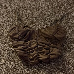 Better Be Ruched Camisole in Brown